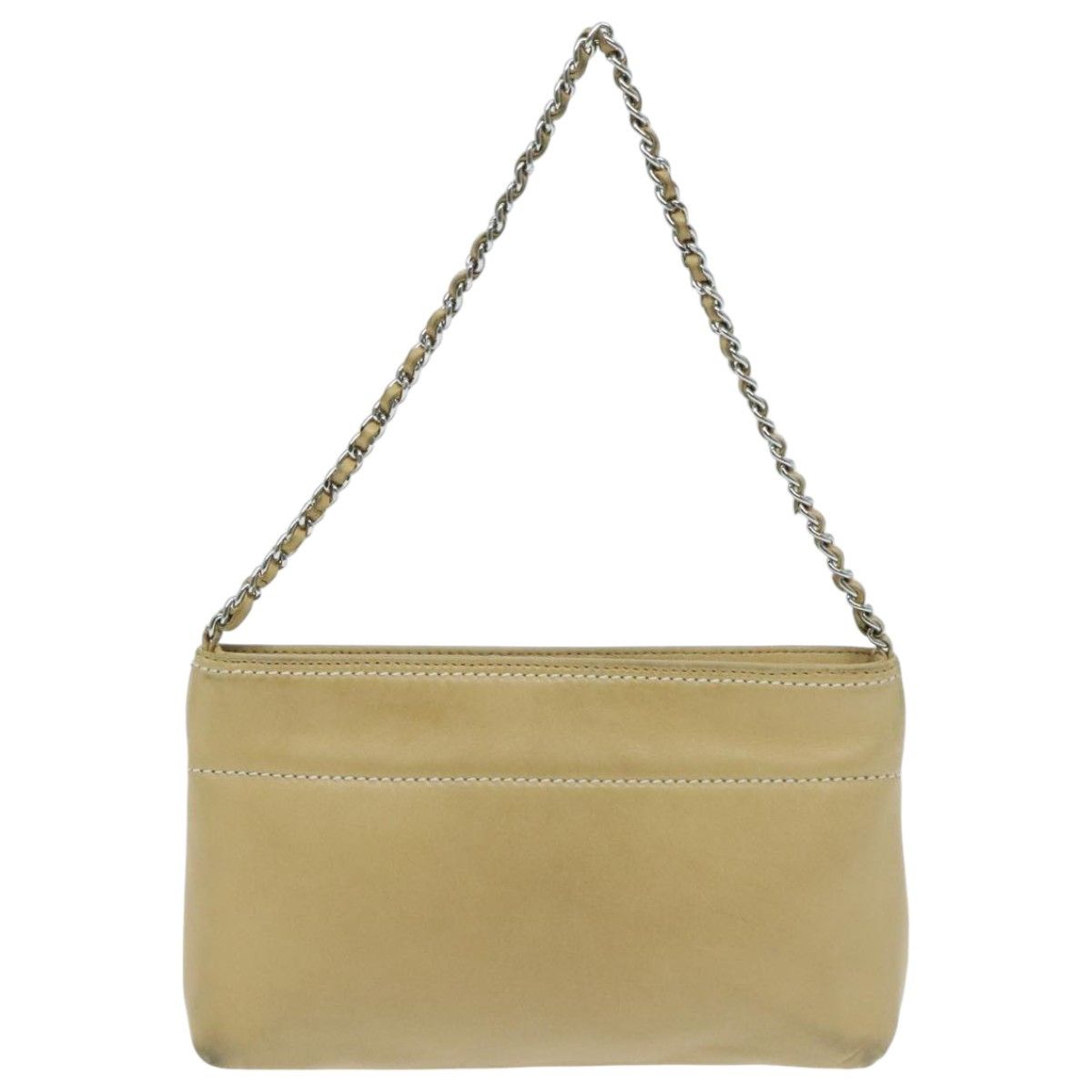 Chanel Beige Leather Clutch Bag (Pre-Owned) Size ONE SIZE - 2 Thumbnail