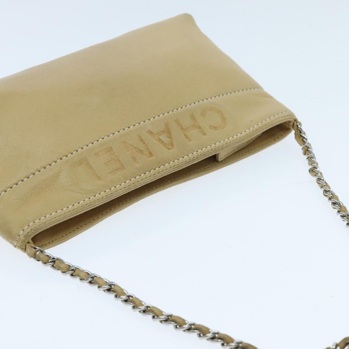 Chanel Beige Leather Clutch Bag (Pre-Owned) Size ONE SIZE - 18 Thumbnail