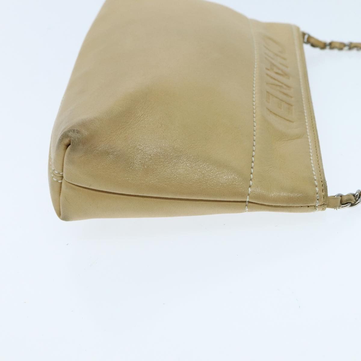 Chanel Beige Leather Clutch Bag (Pre-Owned) Size ONE SIZE - 3 Thumbnail