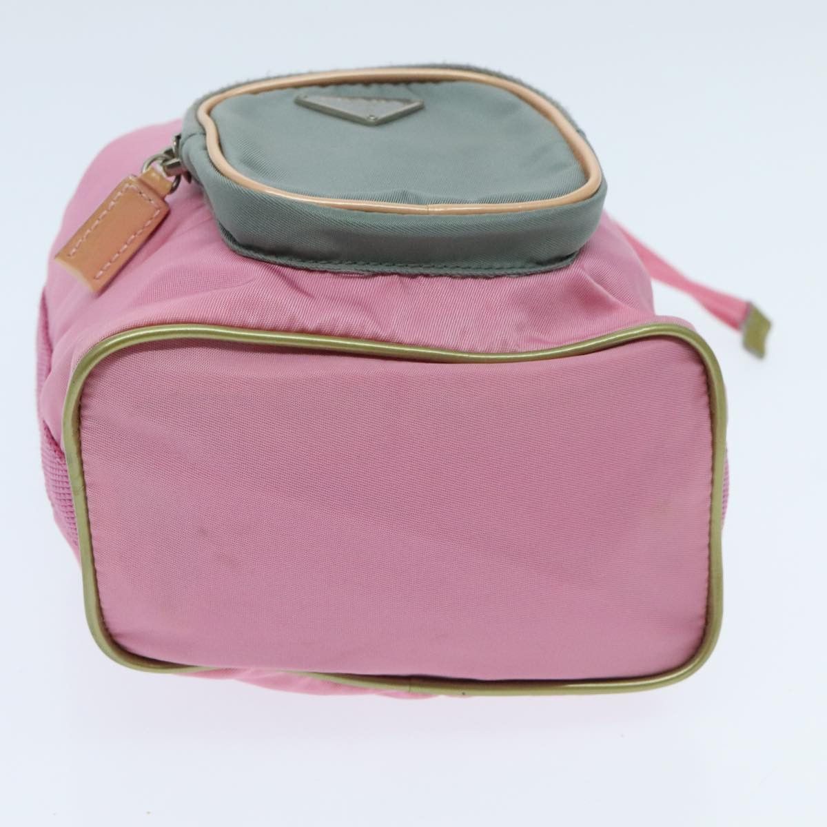 Prada Triangle Logo Pink Synthetic Handbag (Pre-Owned) Size ONE SIZE - 19 Thumbnail