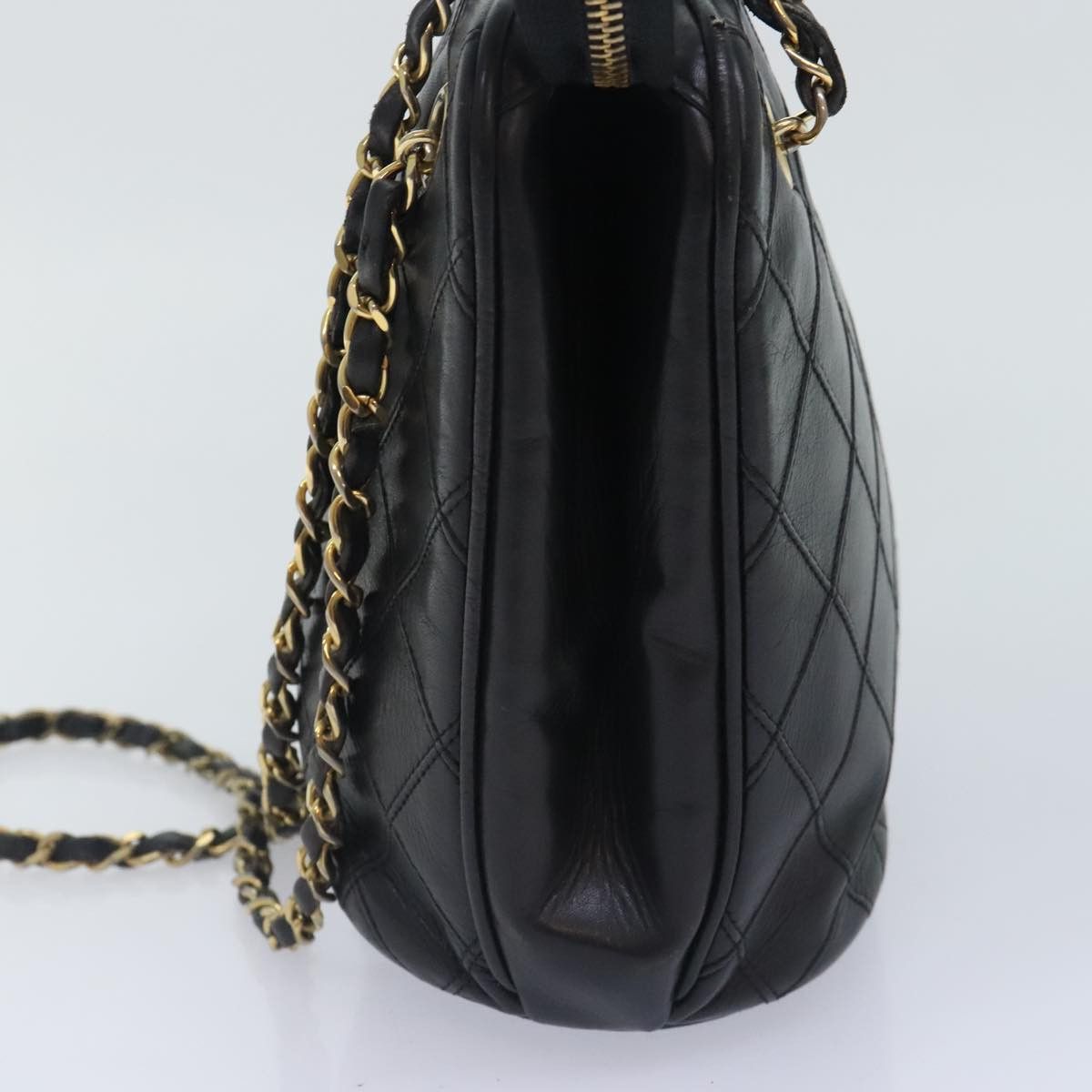 Chanel Cc Black Calfskin Tote Bag (Pre-Owned) Size ONE SIZE - 4 Thumbnail