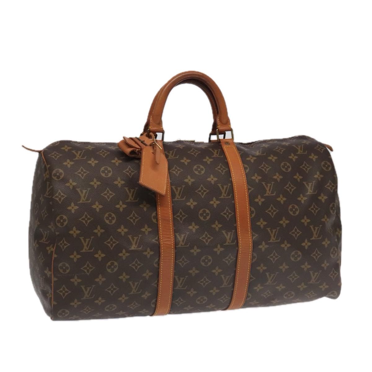 Louis Vuitton Keepall 50 Brown Canvas Travel Bag (Pre-Owned) Size ONE SIZE - 18 Thumbnail