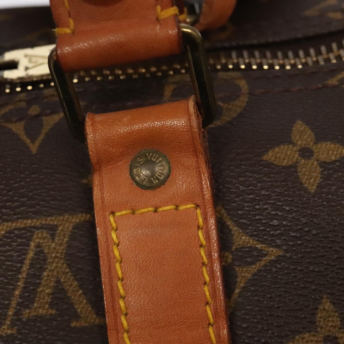 Louis Vuitton Keepall 50 Brown Canvas Travel Bag (Pre-Owned) Size ONE SIZE - 10 Thumbnail