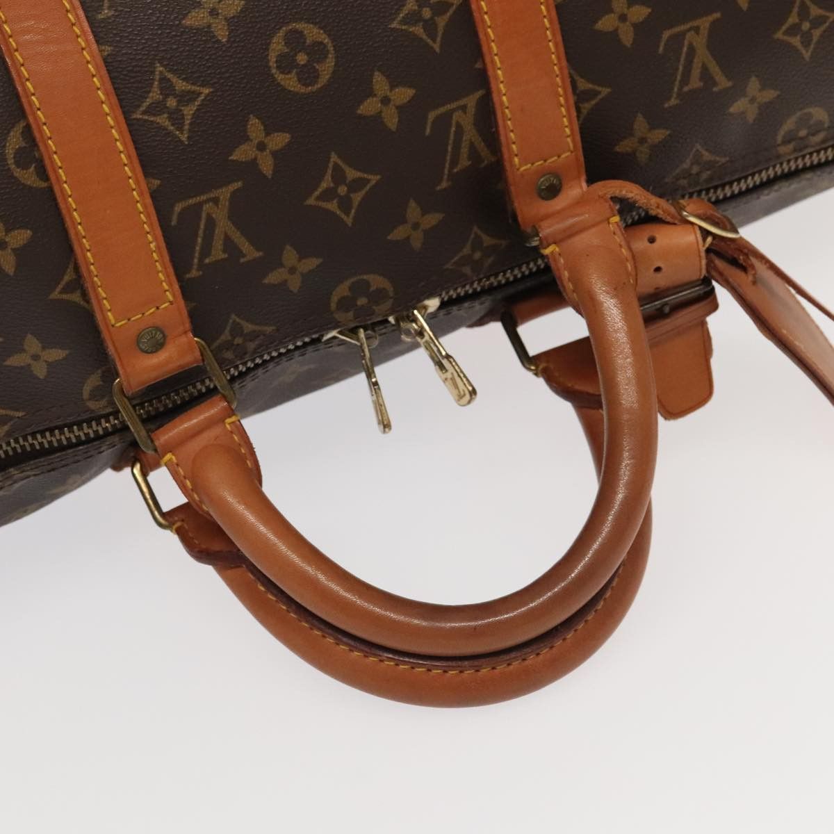 Louis Vuitton Keepall 50 Brown Canvas Travel Bag (Pre-Owned) Size ONE SIZE - 5 Thumbnail