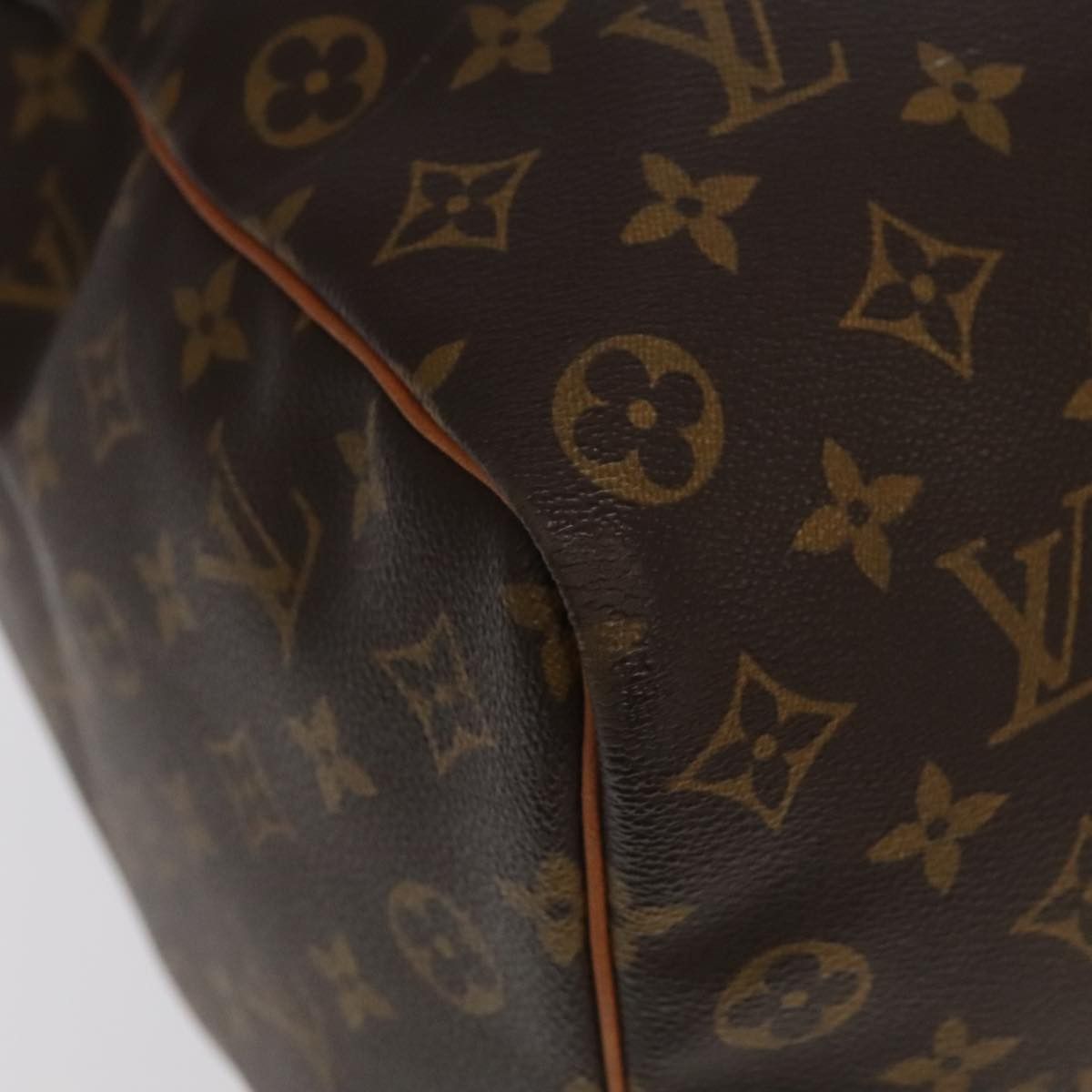 Louis Vuitton Keepall 50 Brown Canvas Travel Bag (Pre-Owned) Size ONE SIZE - 7 Thumbnail