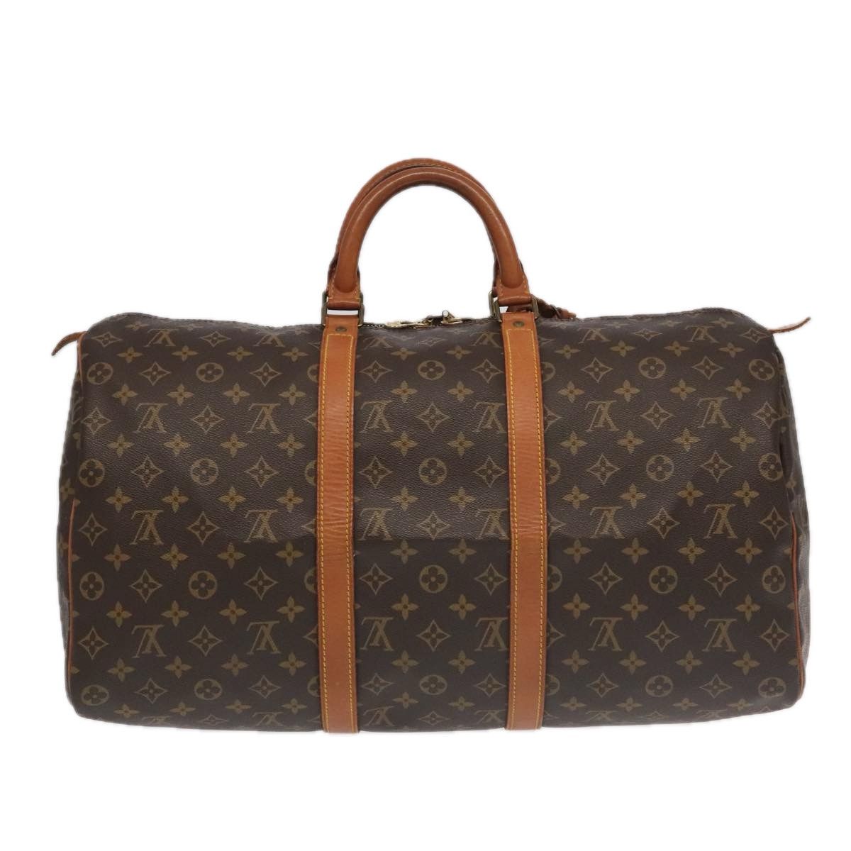 Louis Vuitton Keepall 50 Brown Canvas Travel Bag (Pre-Owned) Size ONE SIZE - 2 Thumbnail