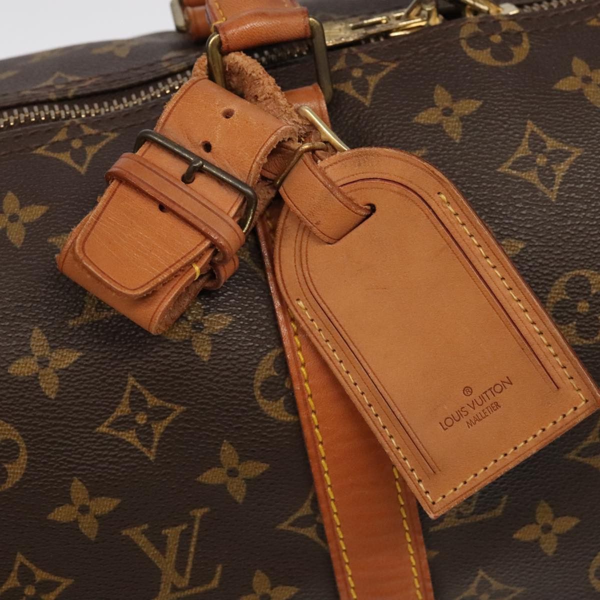 Louis Vuitton Keepall 50 Brown Canvas Travel Bag (Pre-Owned) Size ONE SIZE - 15 Thumbnail