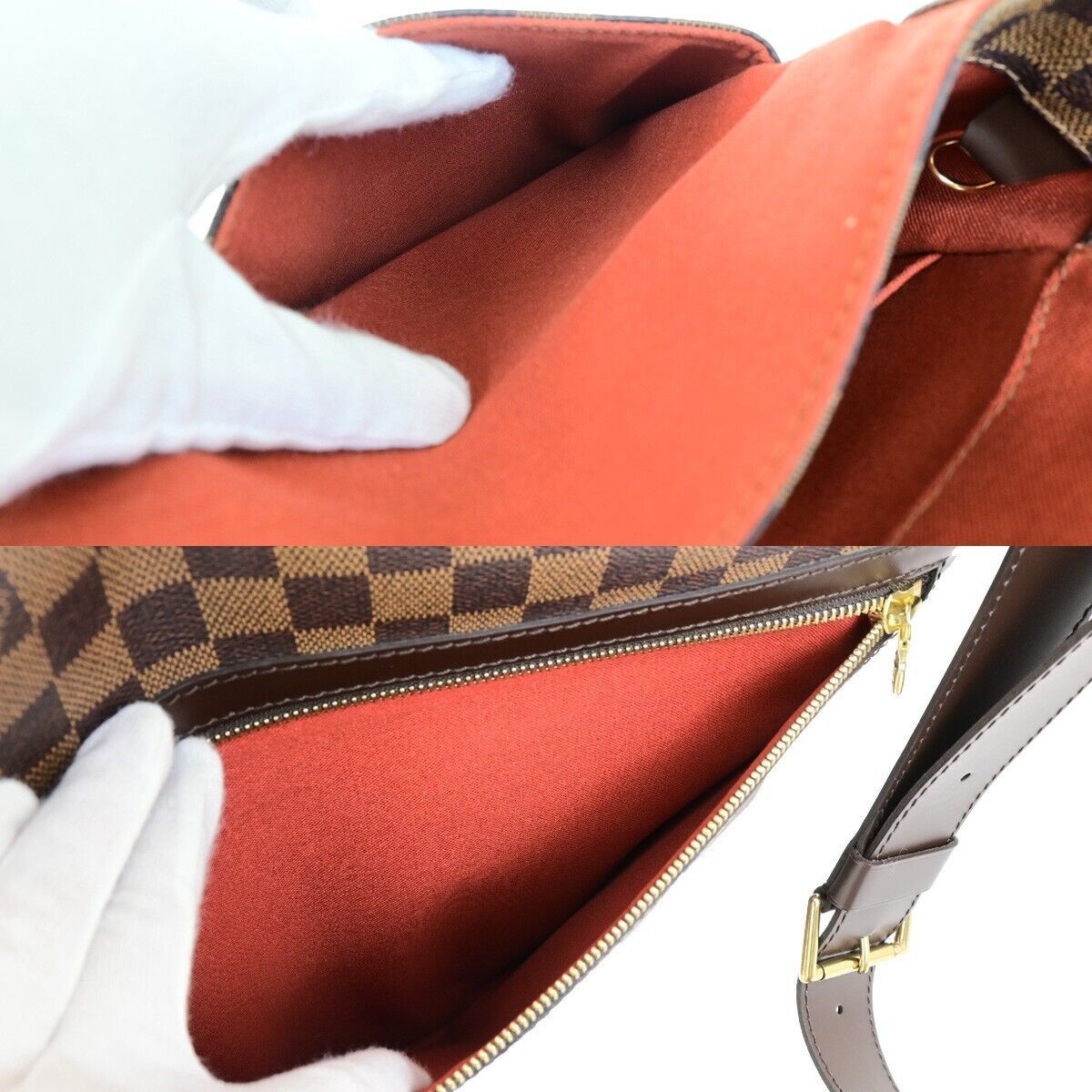Louis Vuitton Bastille Brown Canvas Shoulder Bag (Pre-Owned) Size ONE SIZE - 16 Thumbnail