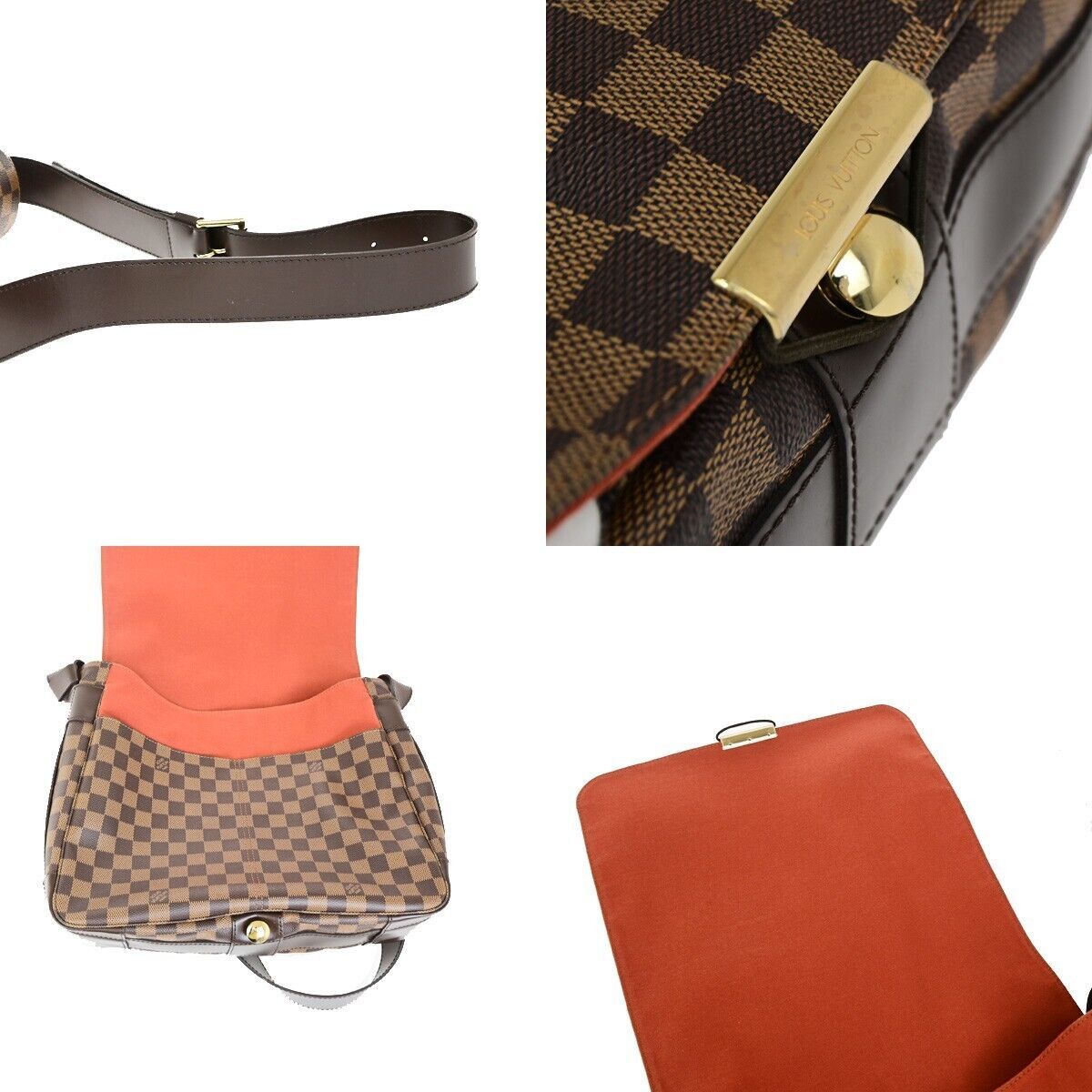 Louis Vuitton Bastille Brown Canvas Shoulder Bag (Pre-Owned) Size ONE SIZE - 7 Thumbnail