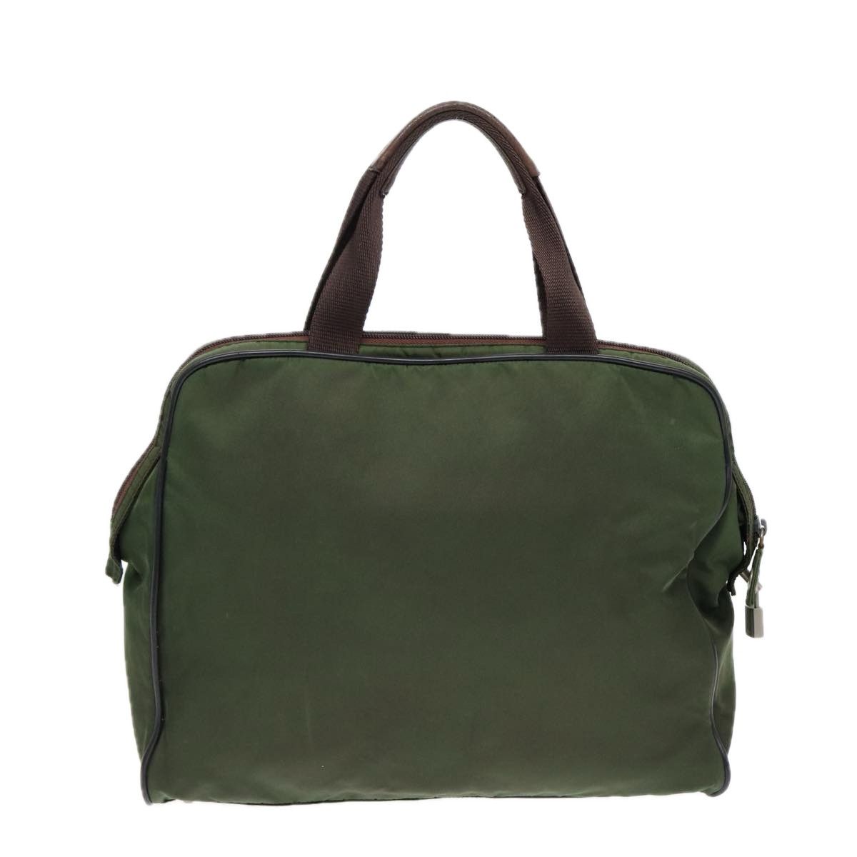 Prada Tessuto Khaki Synthetic Handbag (Pre-Owned) Size ONE SIZE - 2 Thumbnail