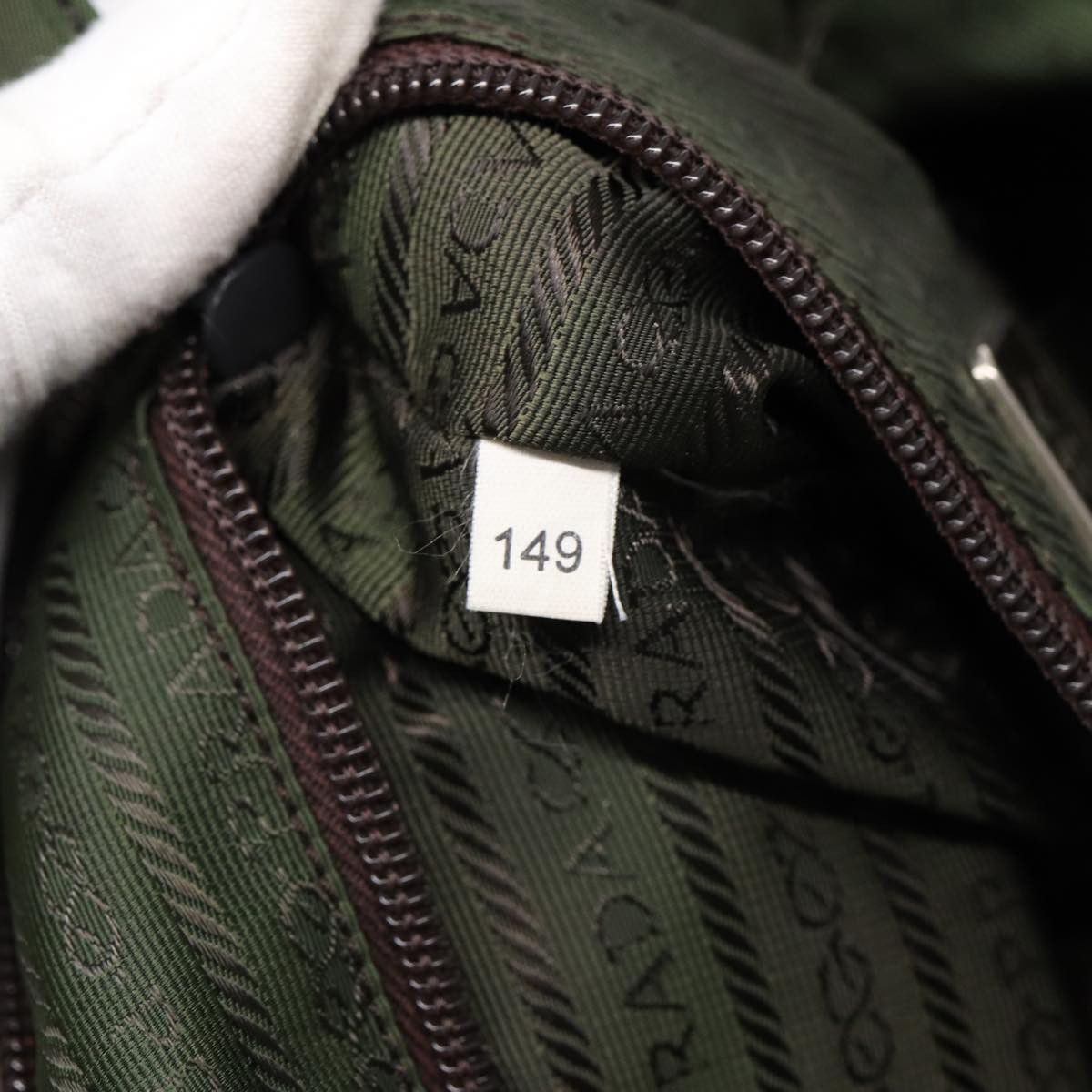 Prada Tessuto Khaki Synthetic Handbag (Pre-Owned) Size ONE SIZE - 10 Thumbnail
