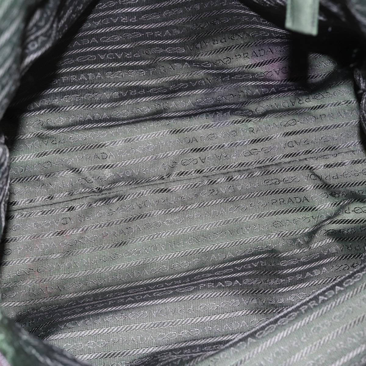 Prada Tessuto Khaki Synthetic Handbag (Pre-Owned) Size ONE SIZE - 8 Thumbnail