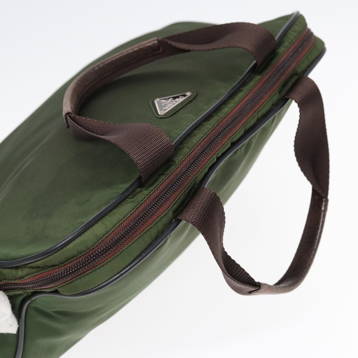 Prada Tessuto Khaki Synthetic Handbag (Pre-Owned) Size ONE SIZE - 15 Thumbnail