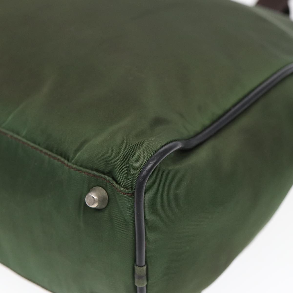 Prada Tessuto Khaki Synthetic Handbag (Pre-Owned) Size ONE SIZE - 6 Thumbnail