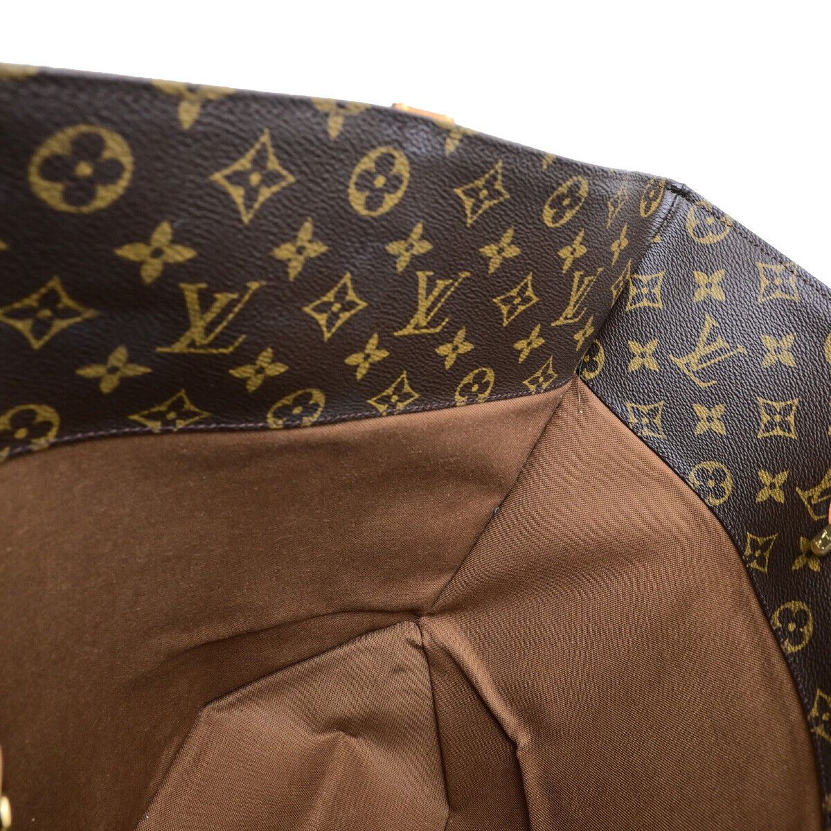 Louis Vuitton Shopping Brown Canvas Shoulder Bag (Pre-Owned) Size ONE SIZE - 14 Thumbnail