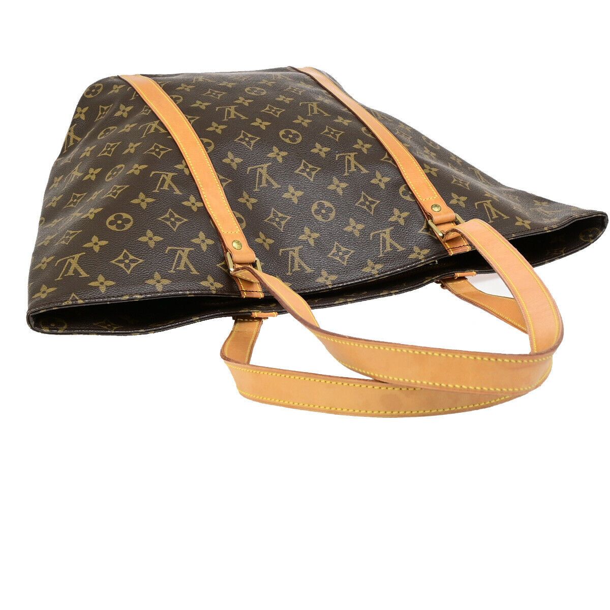 Louis Vuitton Shopping Brown Canvas Shoulder Bag (Pre-Owned) Size ONE SIZE - 5 Thumbnail