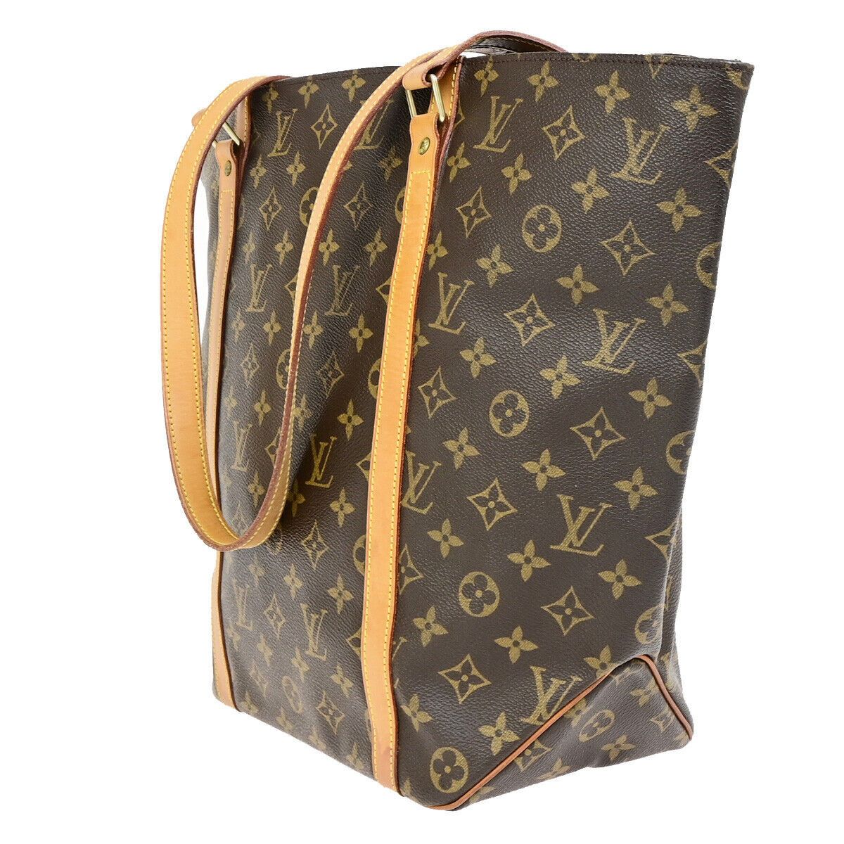 Louis Vuitton Shopping Brown Canvas Shoulder Bag (Pre-Owned) Size ONE SIZE - 4 Thumbnail