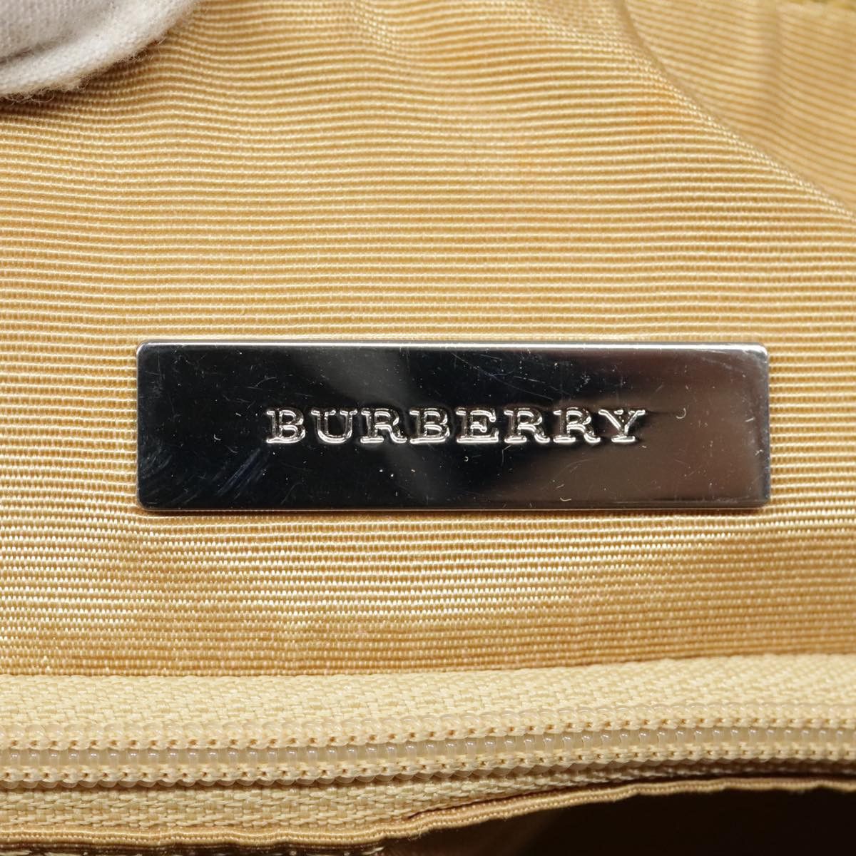 Burberry Nova Check Orange Canvas Shoulder Bag (Pre-Owned) Size ONE SIZE - 15 Thumbnail