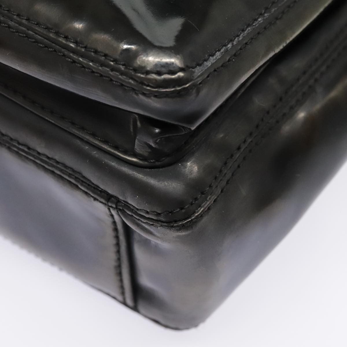 Chanel Coco Mark Black Patent Leather Tote Bag (Pre-Owned) Size ONE SIZE - 5 Thumbnail