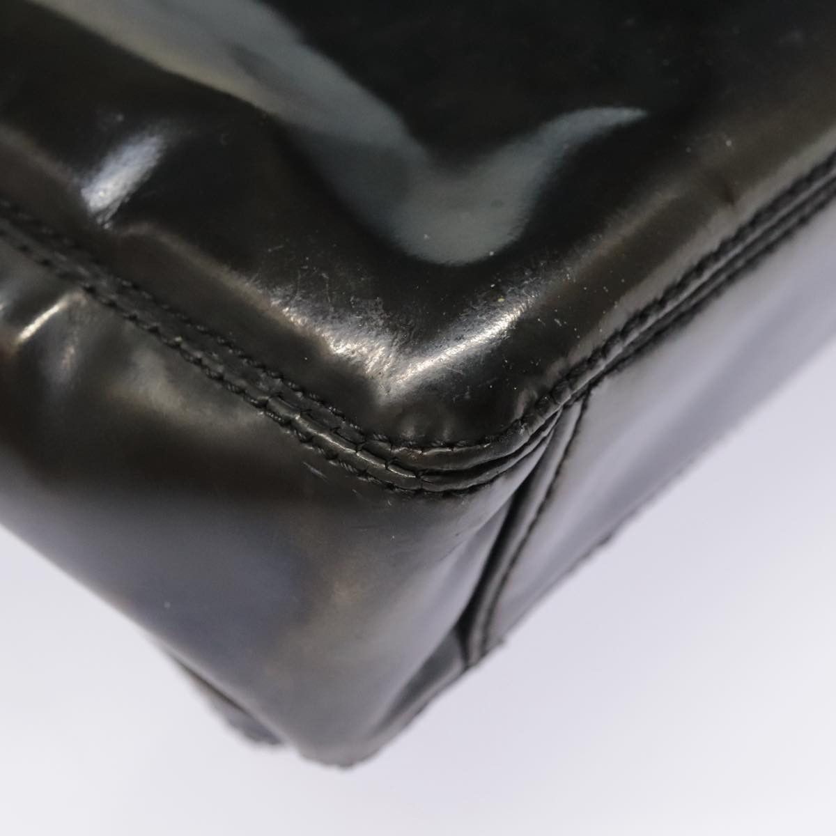 Chanel Coco Mark Black Patent Leather Tote Bag (Pre-Owned) Size ONE SIZE - 18 Thumbnail