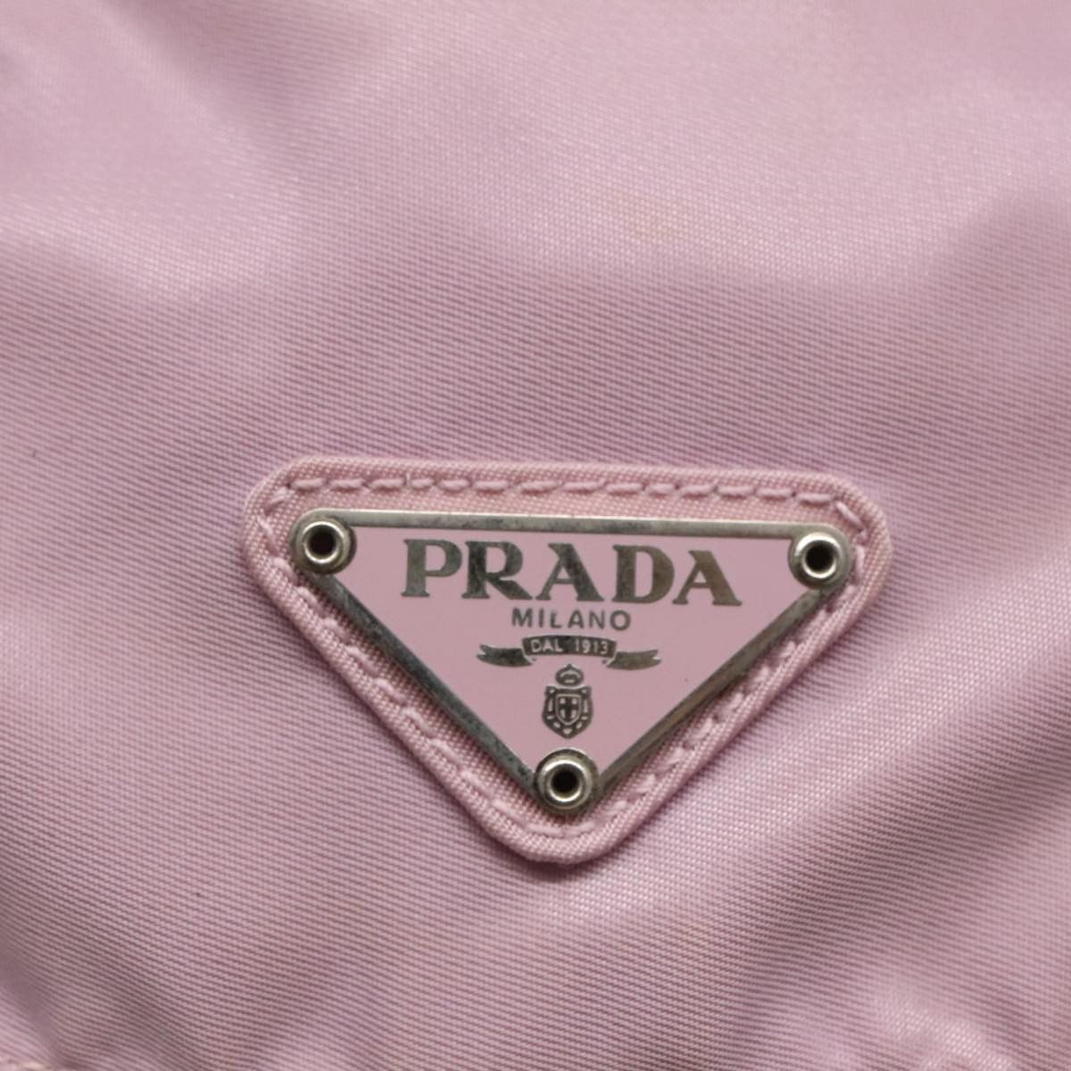 Prada Tessuto Pink Synthetic Shoulder Bag (Pre-Owned) Size ONE SIZE - 17 Thumbnail