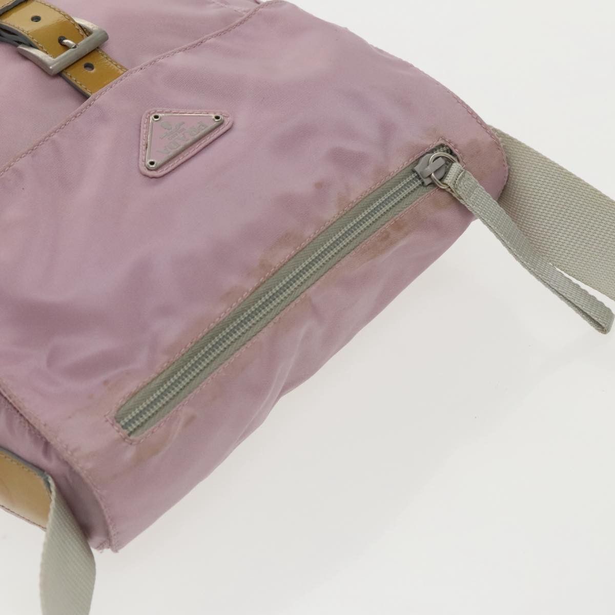 Prada Tessuto Pink Synthetic Shoulder Bag (Pre-Owned) Size ONE SIZE - 9 Thumbnail