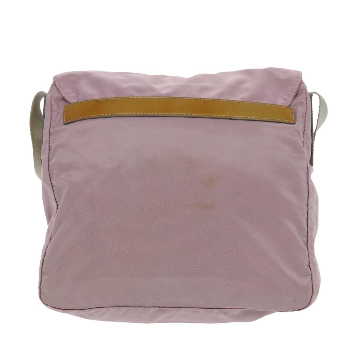 Prada Tessuto Pink Synthetic Shoulder Bag (Pre-Owned) Size ONE SIZE - 2 Thumbnail