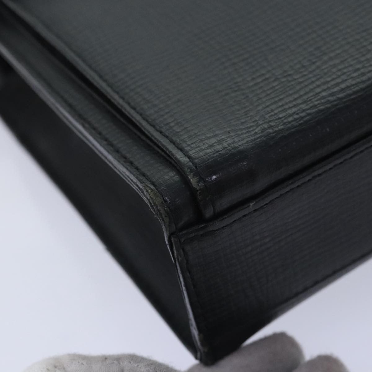 Burberry Black Leather Clutch Bag (Pre-Owned) Size ONE SIZE - 8 Thumbnail