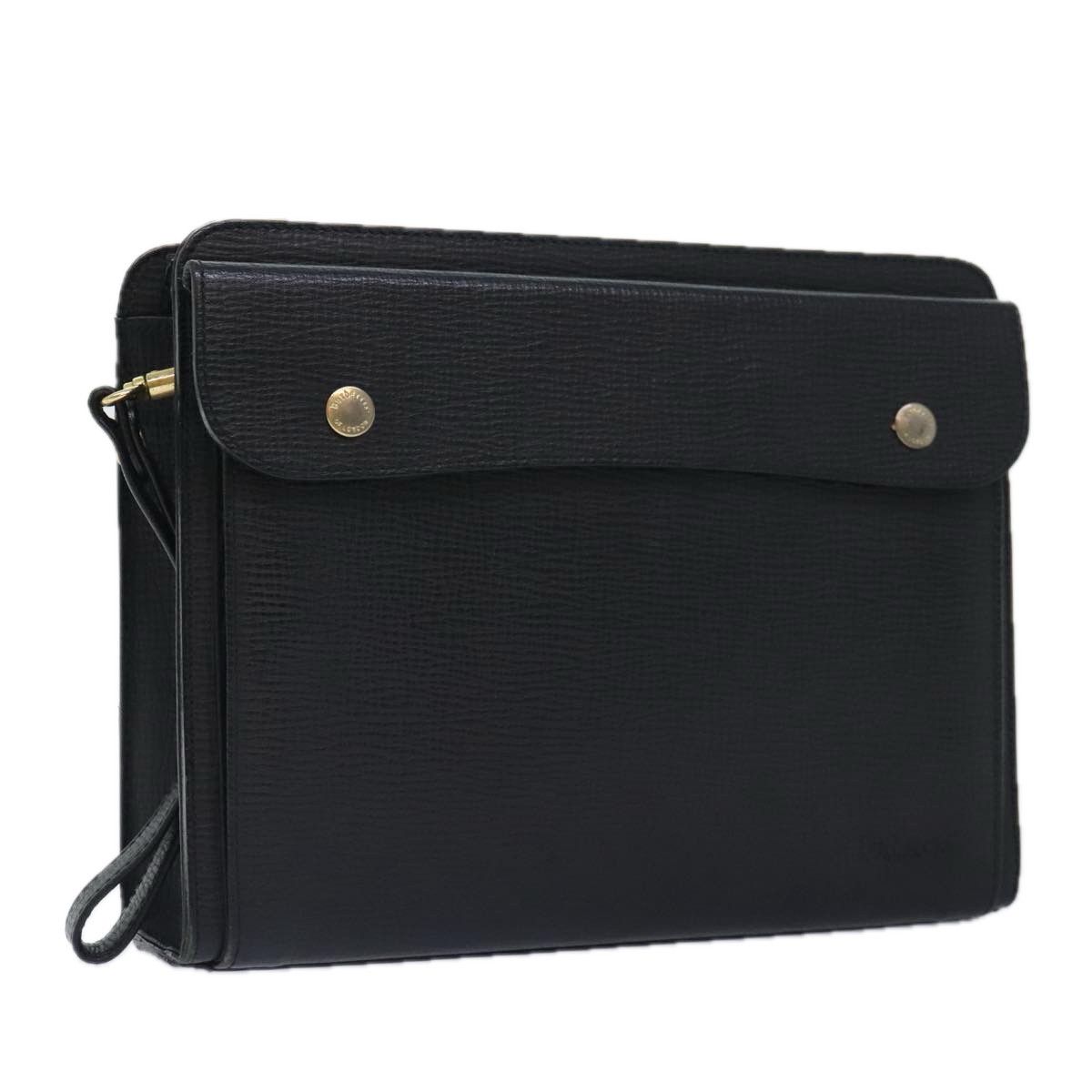Burberry Black Leather Clutch Bag (Pre-Owned) Size ONE SIZE - 16 Thumbnail