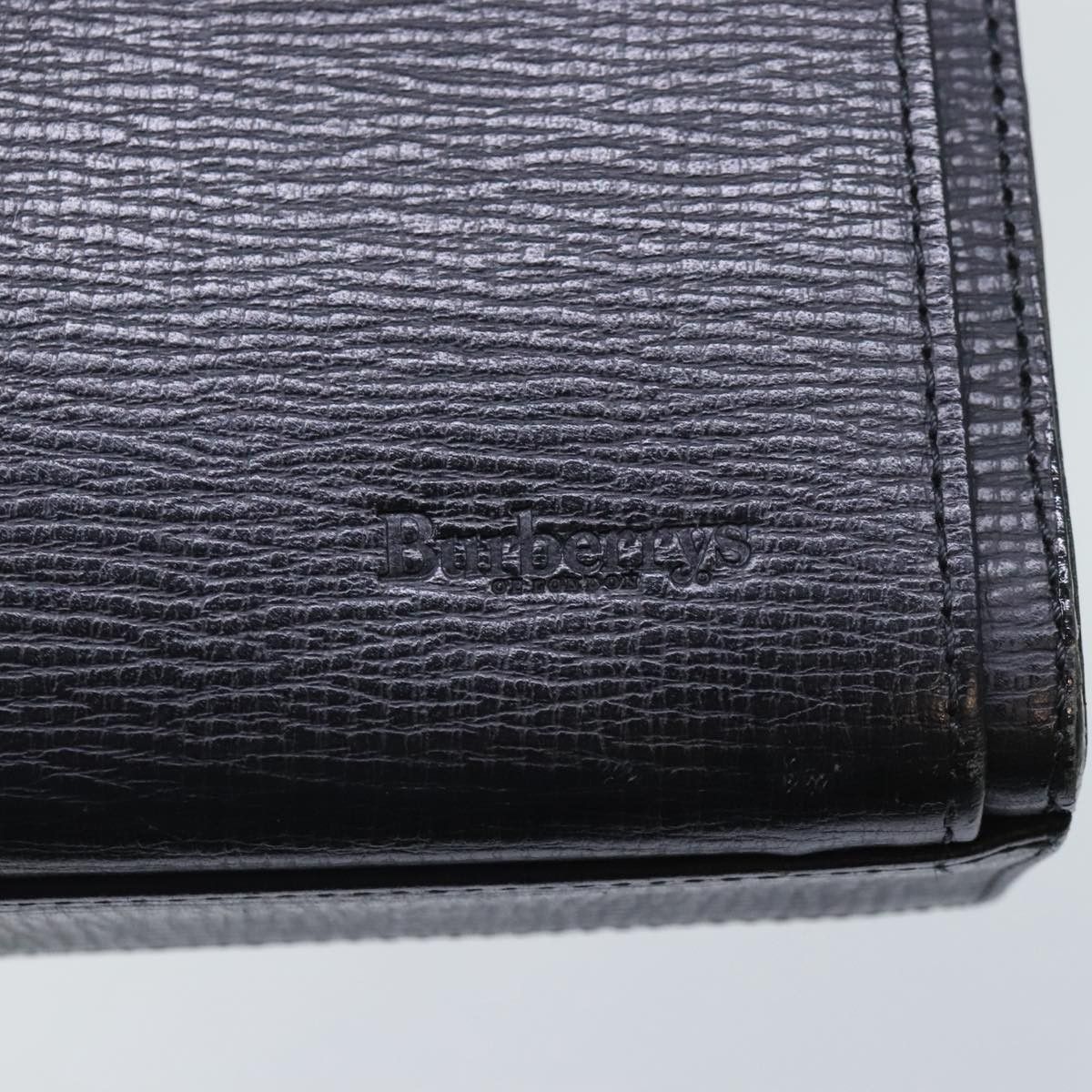 Burberry Black Leather Clutch Bag (Pre-Owned) Size ONE SIZE - 18 Thumbnail
