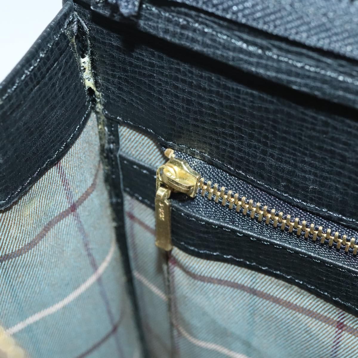 Burberry Black Leather Clutch Bag (Pre-Owned) Size ONE SIZE - 11 Thumbnail