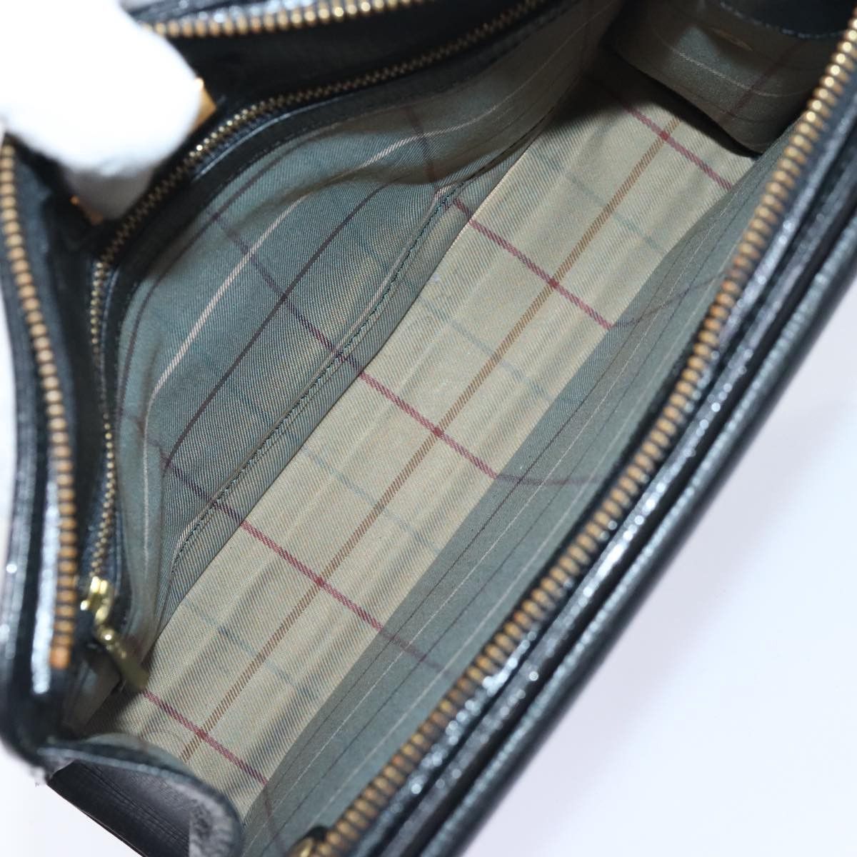 Burberry Black Leather Clutch Bag (Pre-Owned) Size ONE SIZE - 12 Thumbnail