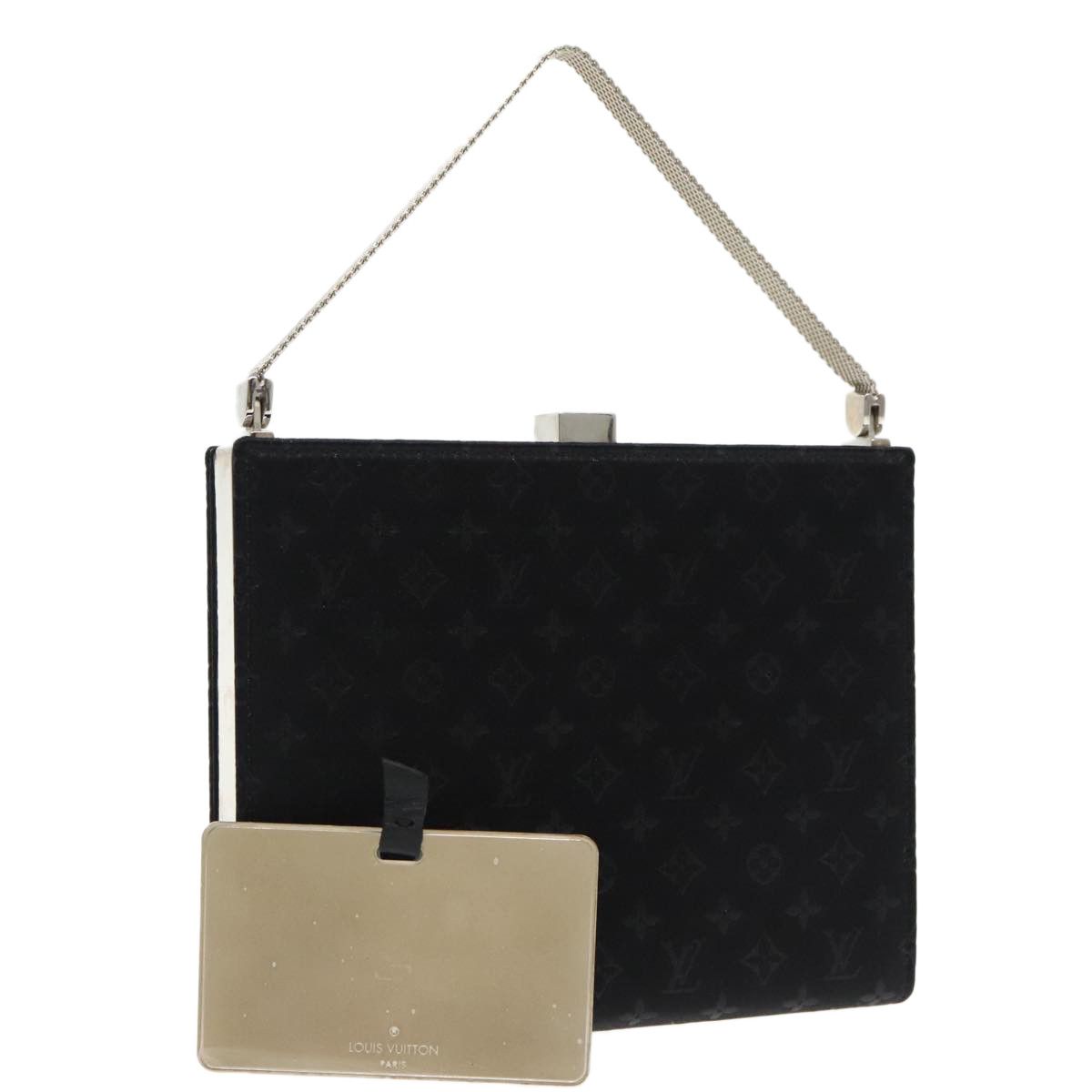 Louis Vuitton Ange Black Silk Handbag (Pre-Owned) Size ONE SIZE - 20 Thumbnail