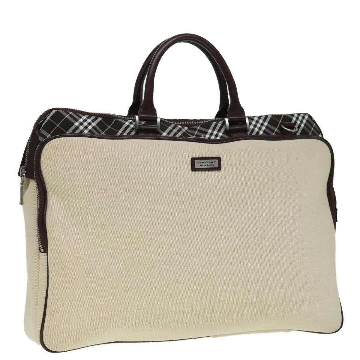 Burberry Nova Check Beige Canvas Handbag (Pre-Owned) Size ONE SIZE - 18 Thumbnail