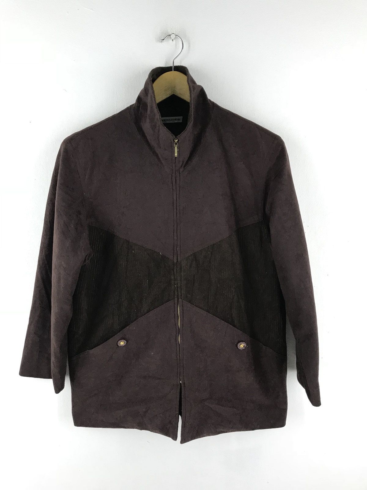 Designer × Japanese Brand 🔥 JANESOUTHERN BROWN VELVET JACKET Size US M / EU 48-50 / 2 - 1 Thumbnail