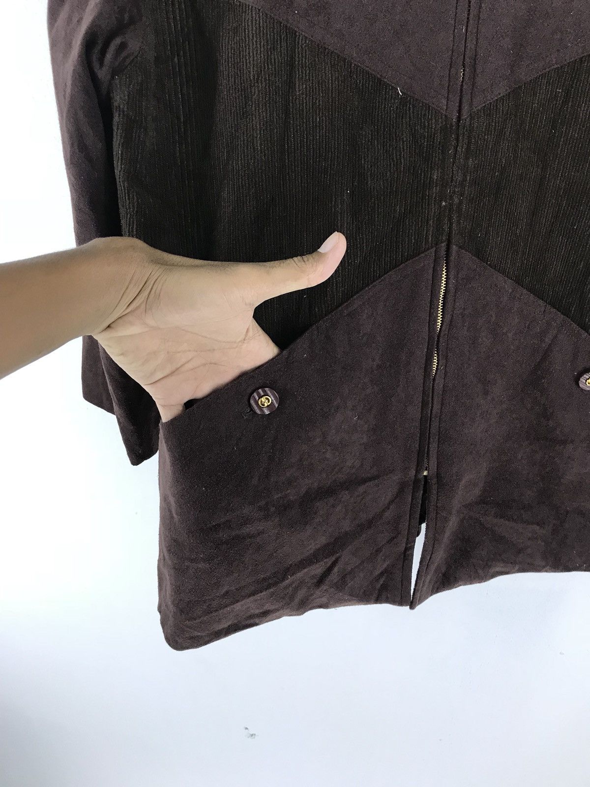 Designer × Japanese Brand 🔥 JANESOUTHERN BROWN VELVET JACKET Size US M / EU 48-50 / 2 - 6 Thumbnail