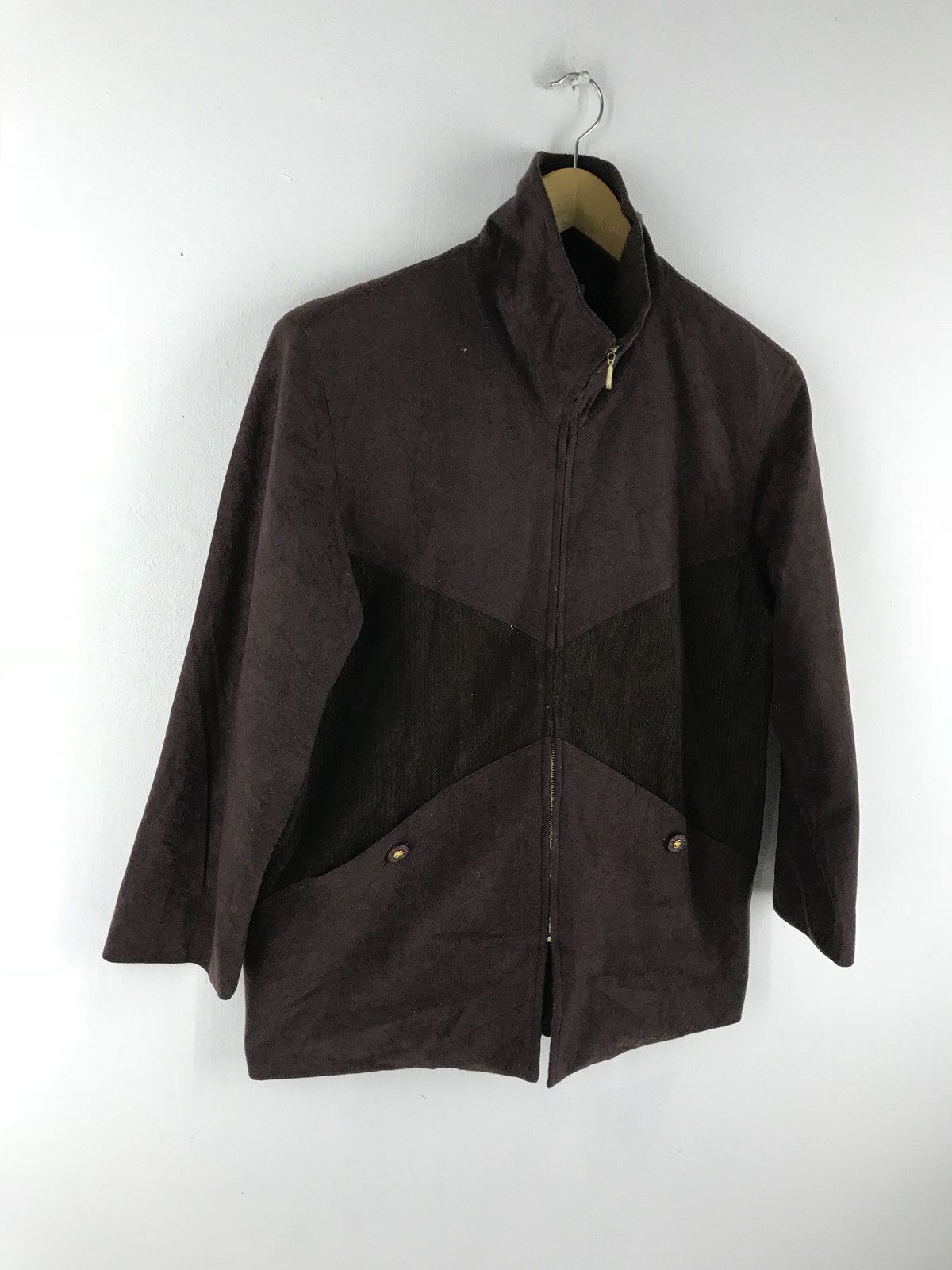 Designer × Japanese Brand 🔥 JANESOUTHERN BROWN VELVET JACKET Size US M / EU 48-50 / 2 - 3 Thumbnail