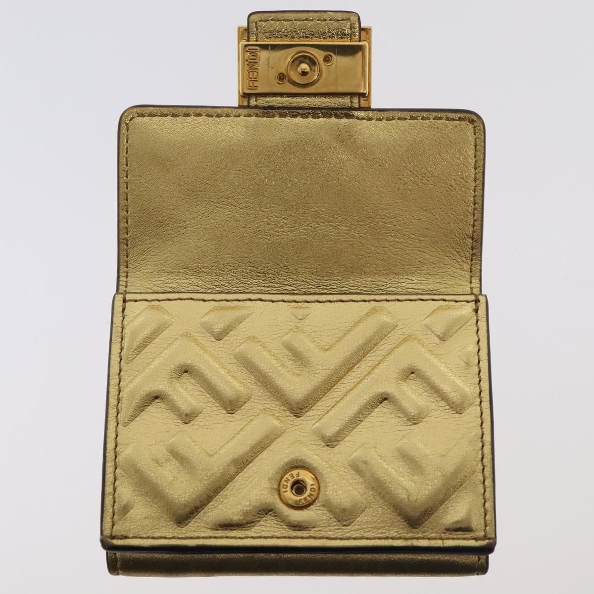 Fendi Zucca Gold Canvas Wallet (Pre-Owned) Size ONE SIZE - 12 Thumbnail