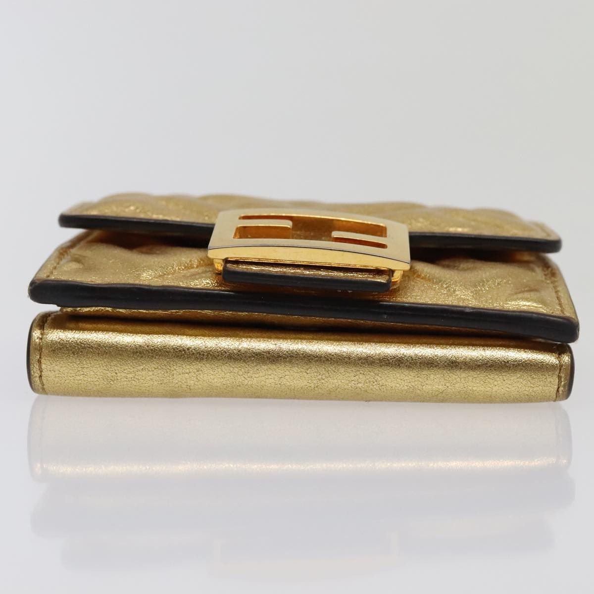 Fendi Zucca Gold Canvas Wallet (Pre-Owned) Size ONE SIZE - 6 Thumbnail