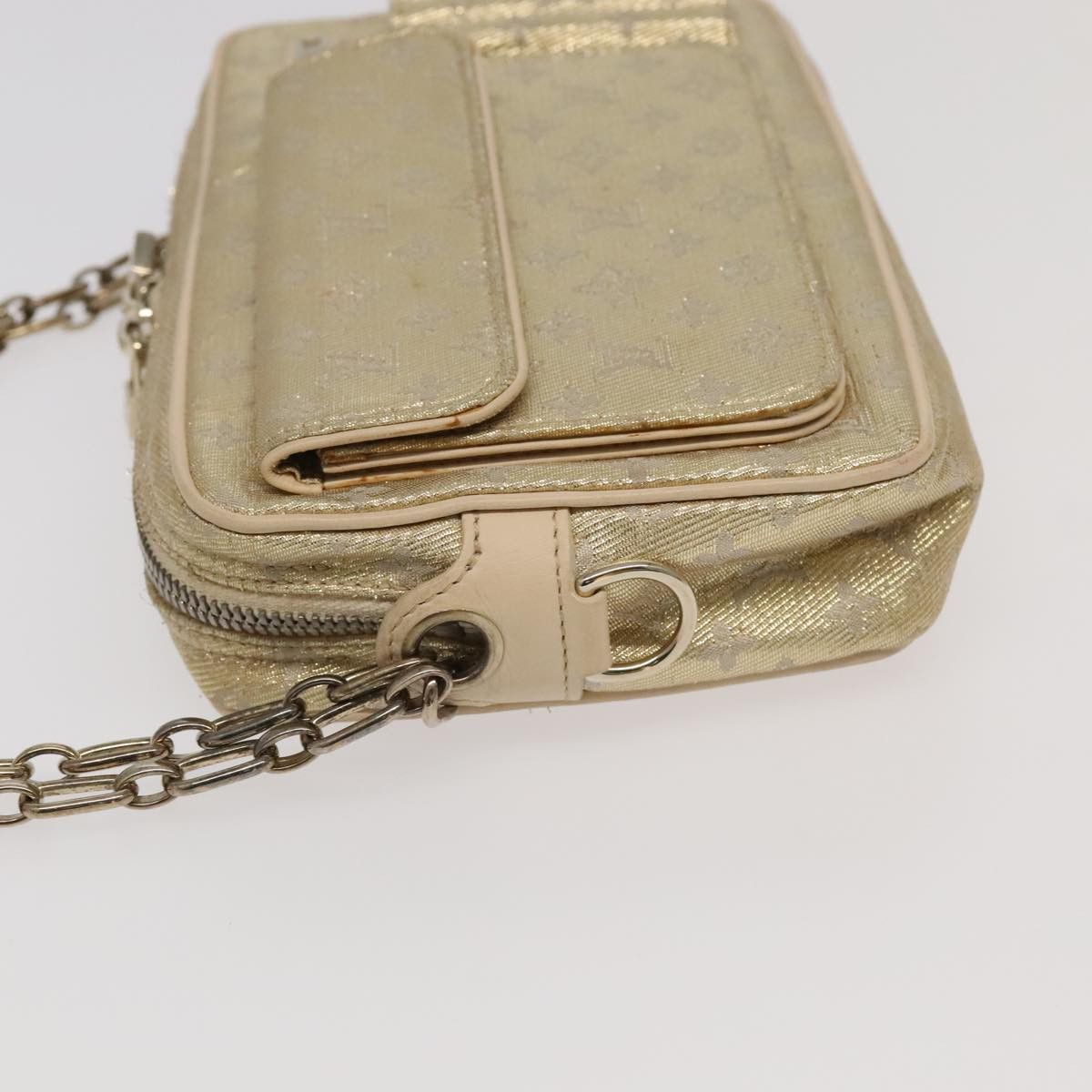 Louis Vuitton Shine Gold Canvas Shoulder Bag (Pre-Owned) Size ONE SIZE - 4 Thumbnail