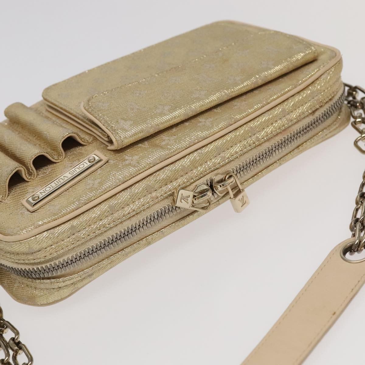 Louis Vuitton Shine Gold Canvas Shoulder Bag (Pre-Owned) Size ONE SIZE - 16 Thumbnail