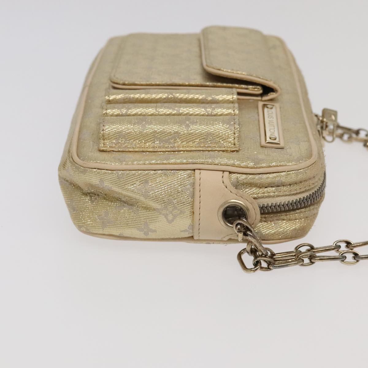 Louis Vuitton Shine Gold Canvas Shoulder Bag (Pre-Owned) Size ONE SIZE - 3 Thumbnail
