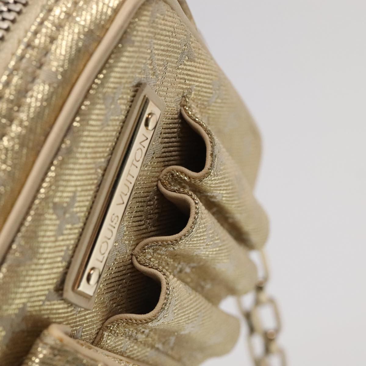 Louis Vuitton Shine Gold Canvas Shoulder Bag (Pre-Owned) Size ONE SIZE - 20 Thumbnail