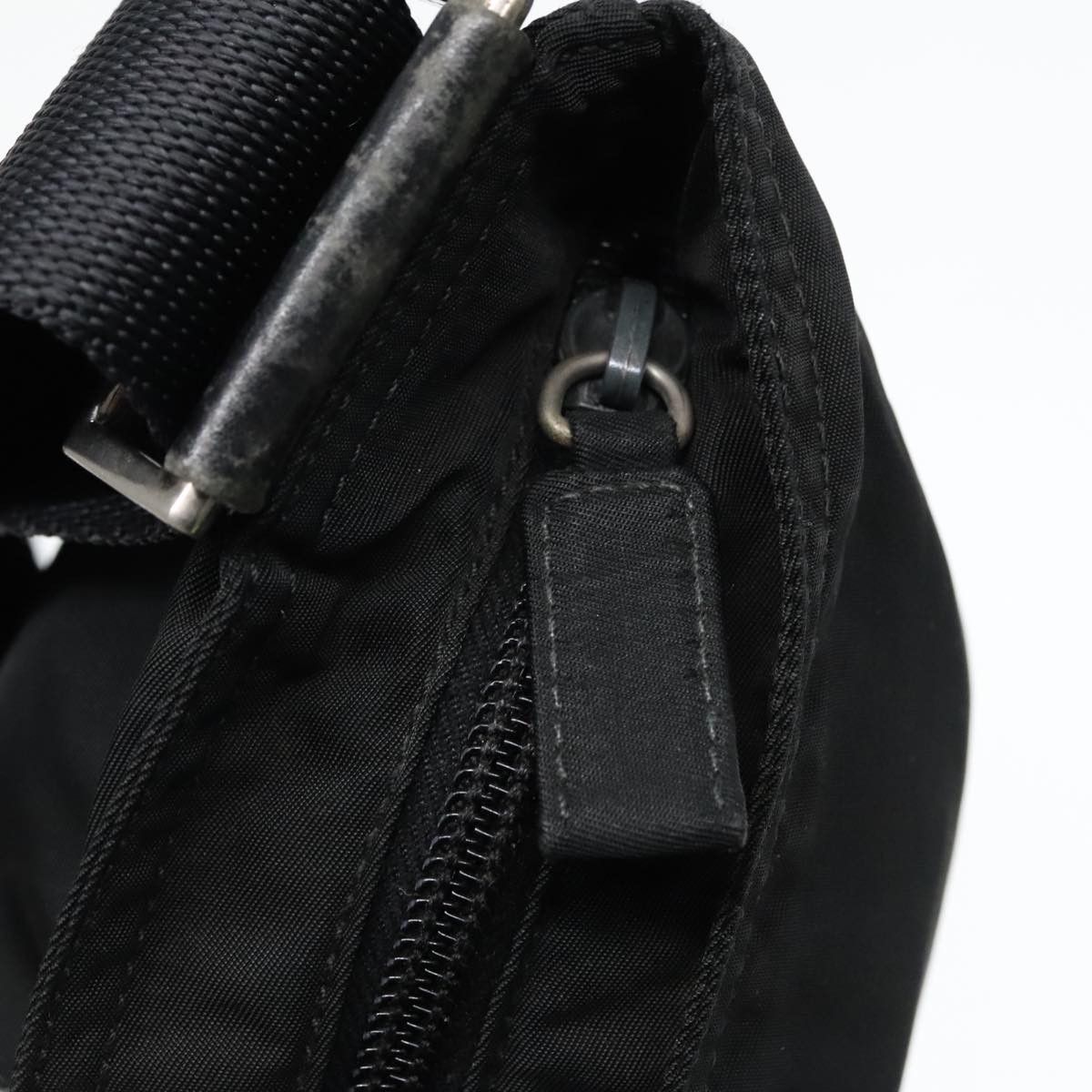 Prada Re-Nylon Black Canvas Shoulder Bag (Pre-Owned) Size ONE SIZE - 12 Thumbnail