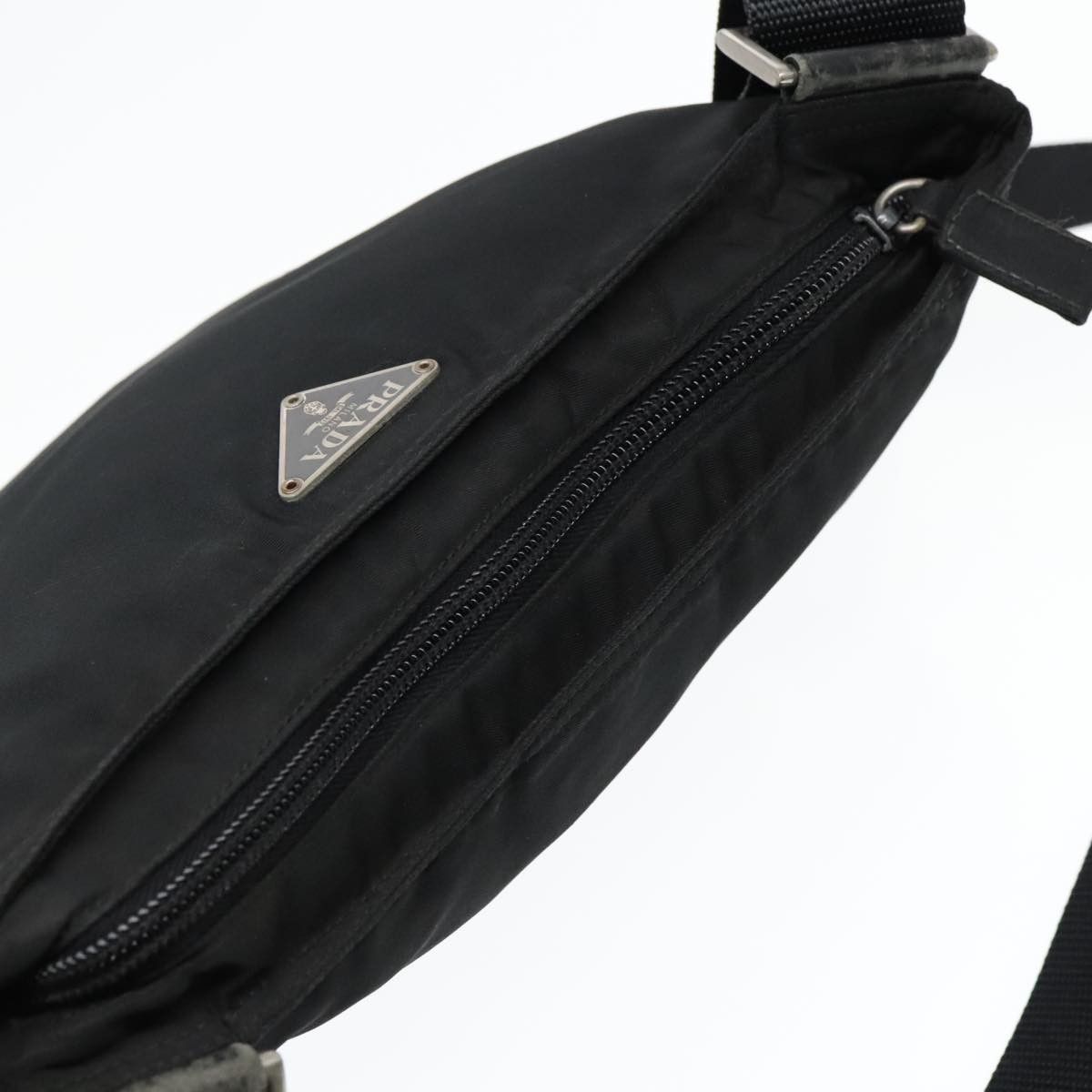 Prada Re-Nylon Black Canvas Shoulder Bag (Pre-Owned) Size ONE SIZE - 17 Thumbnail