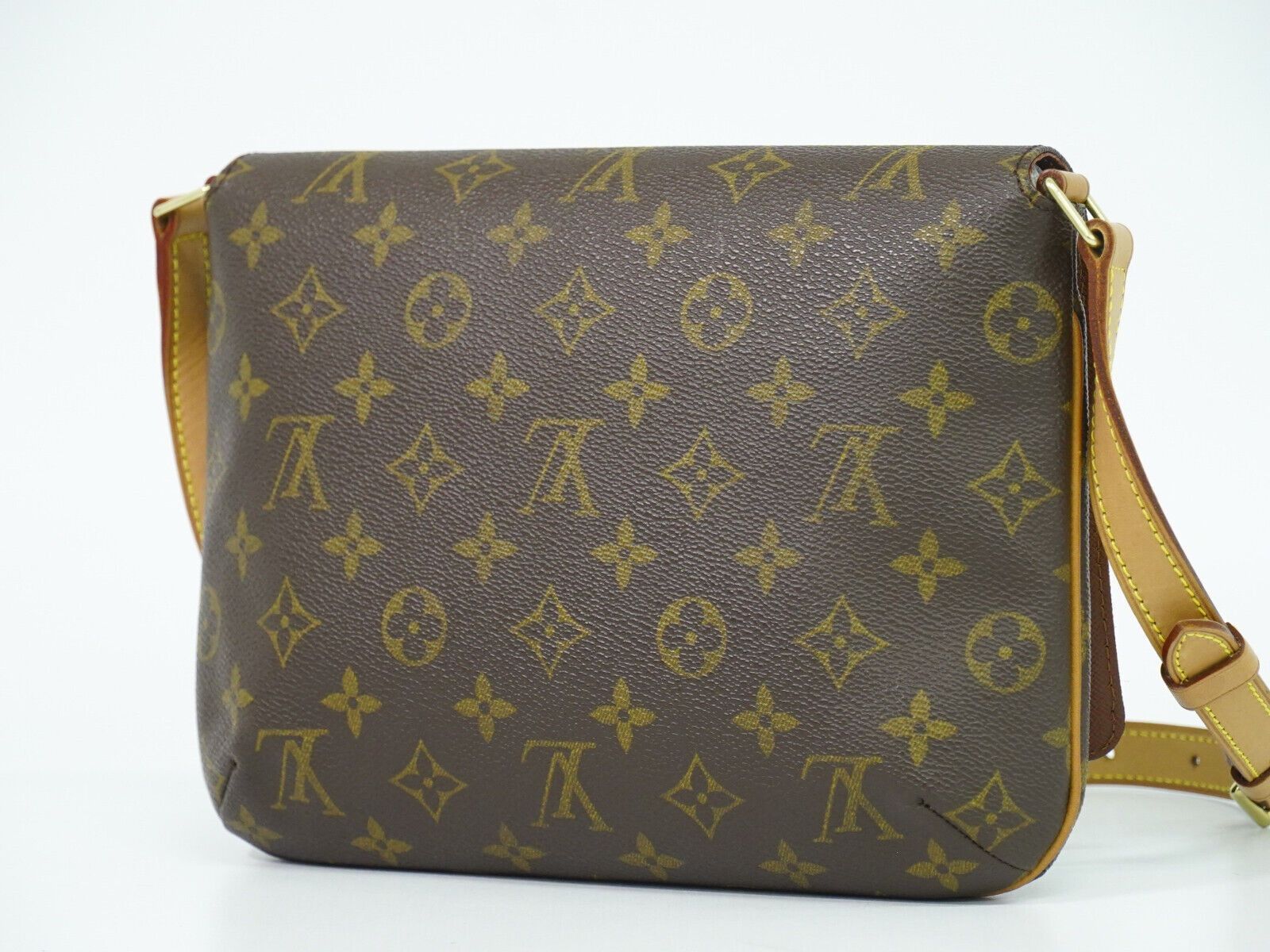 Louis Vuitton Musette Tango Brown Canvas Handbag (Pre-Owned) Size ONE SIZE - 2 Thumbnail