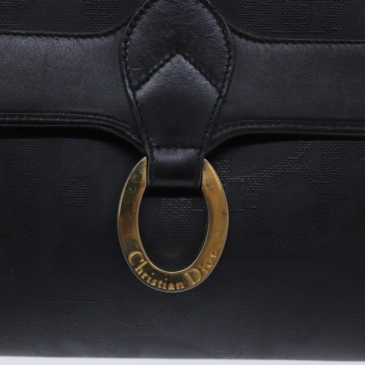 Dior Trotter Black Canvas Shoulder Bag (Pre-Owned) Size ONE SIZE - 13 Thumbnail