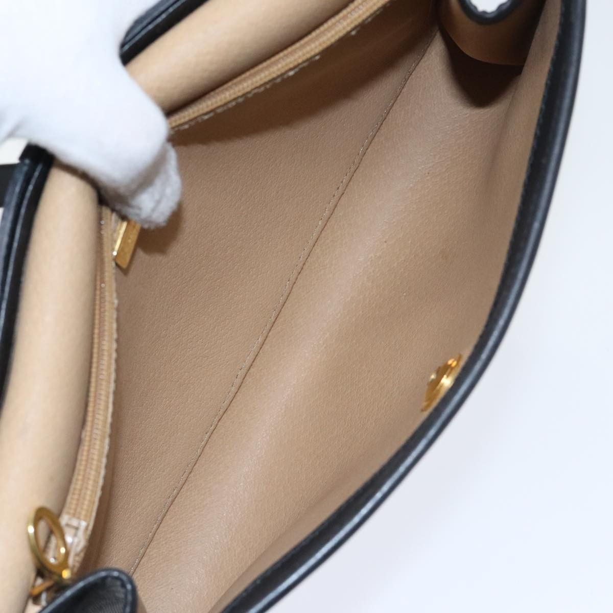 Dior Trotter Black Canvas Shoulder Bag (Pre-Owned) Size ONE SIZE - 16 Thumbnail