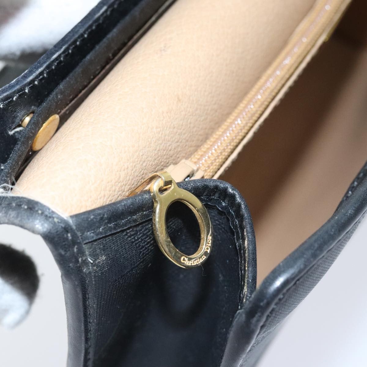 Dior Trotter Black Canvas Shoulder Bag (Pre-Owned) Size ONE SIZE - 19 Thumbnail