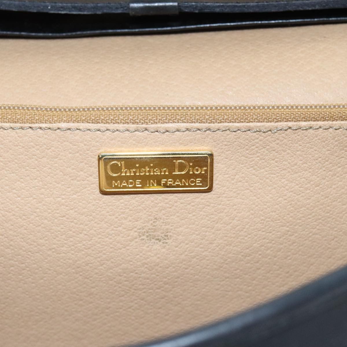 Dior Trotter Black Canvas Shoulder Bag (Pre-Owned) Size ONE SIZE - 15 Thumbnail
